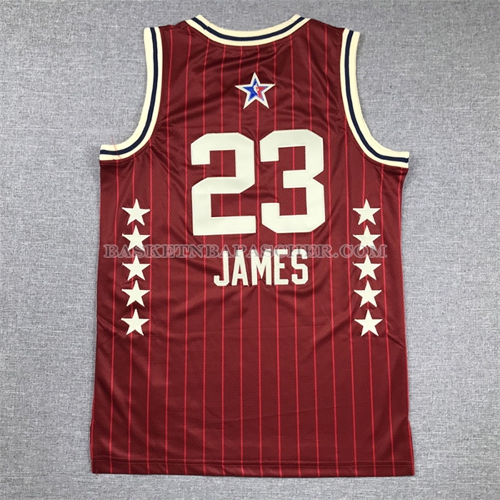 Maillot Enfant All Star 2024 Los Angeles Lakers LeBron James NO 23 Rouge
